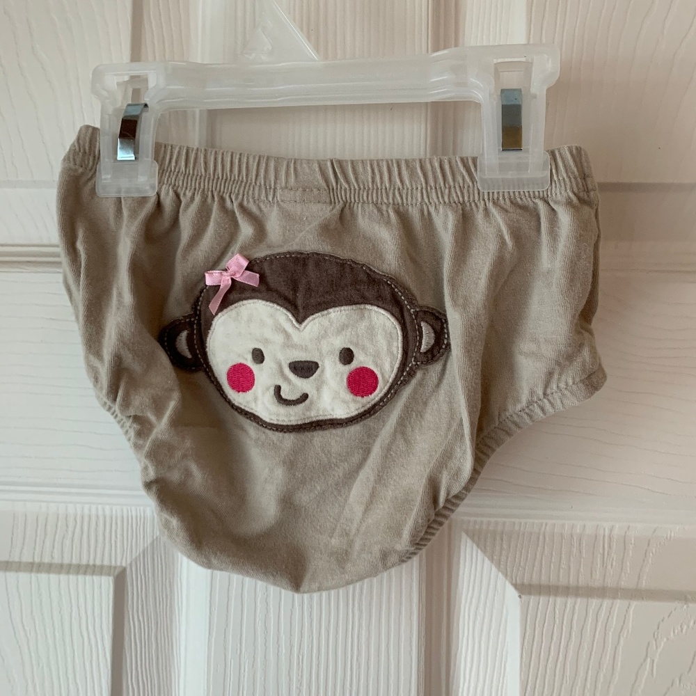 SO CUTE Monkey Diaper Cover